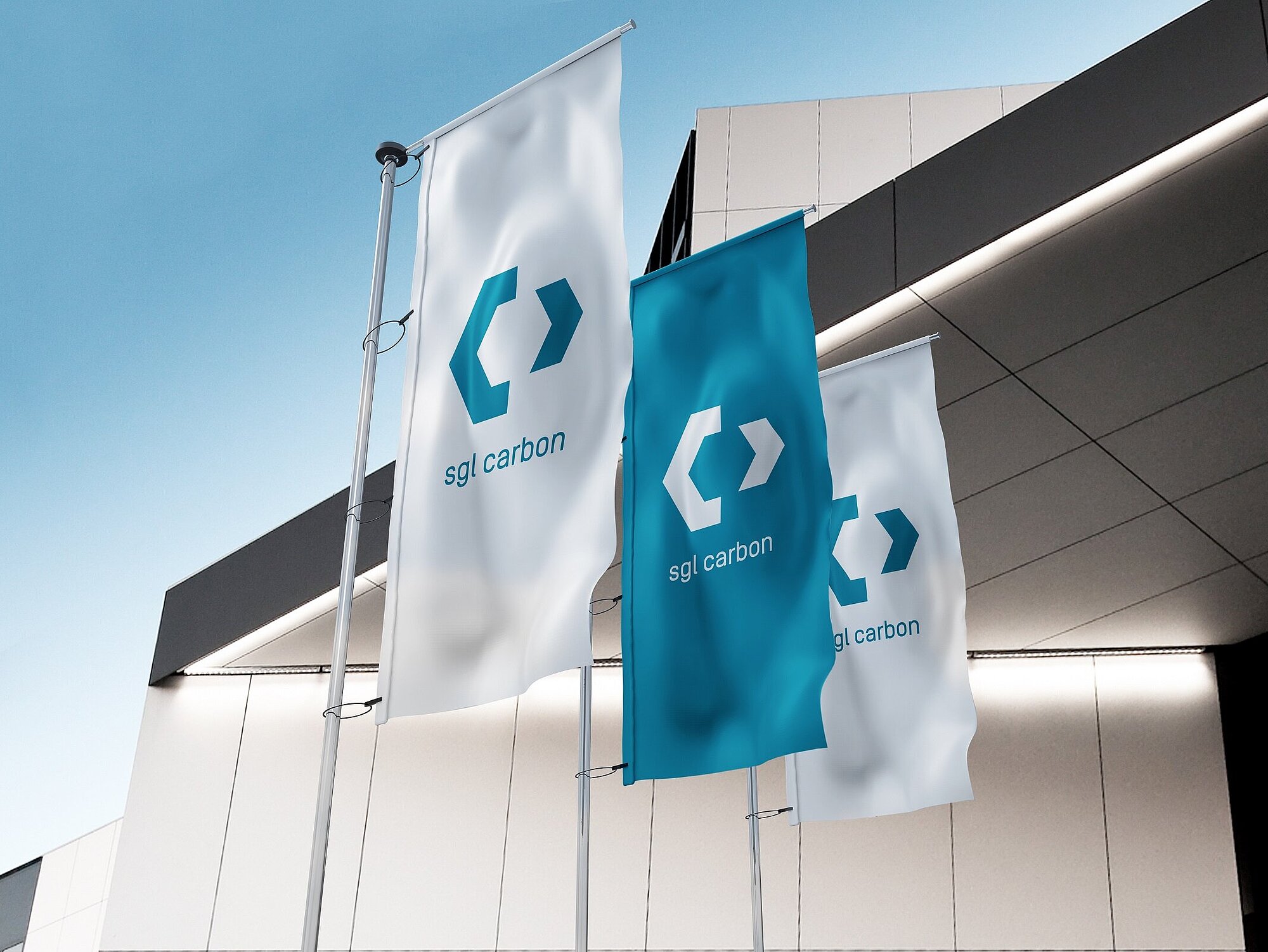 3 flags of SGL Carbon